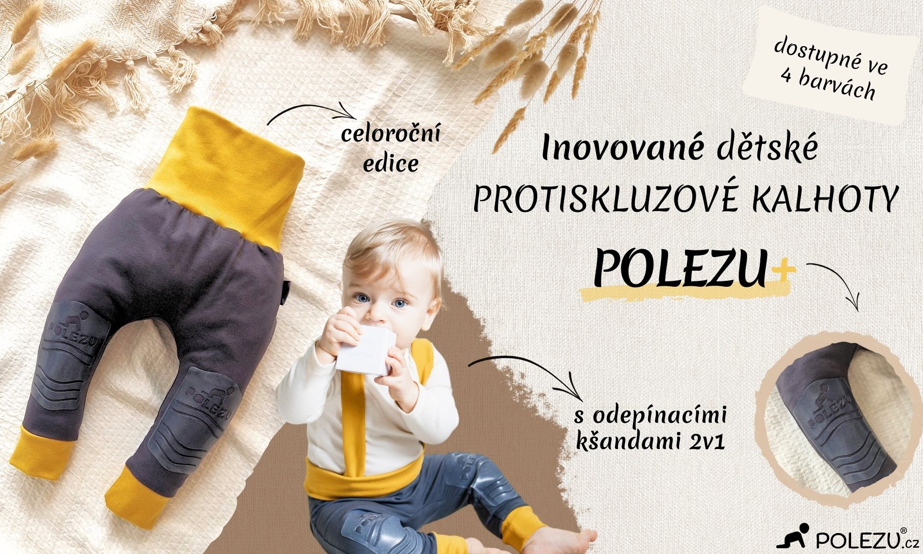 👌 Celoroční edice protiskluzových kalhot