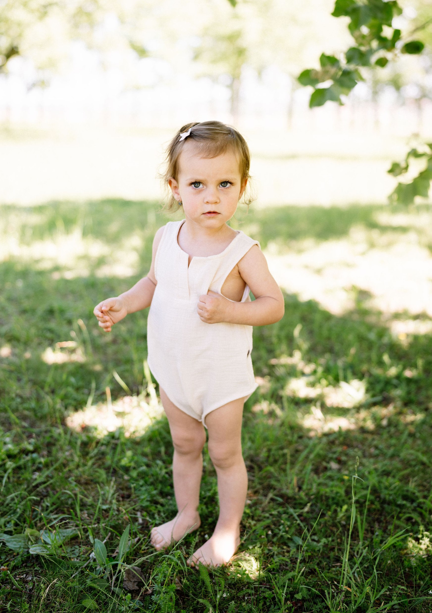 Mušelínové dětské body - SMETANOVÁ