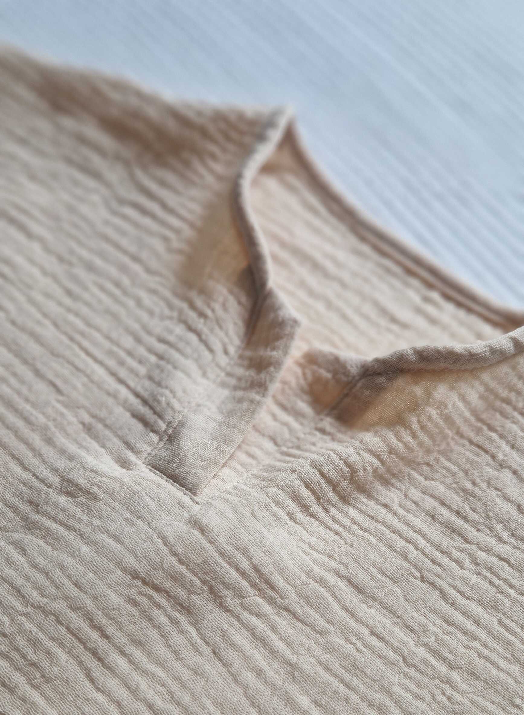 Mušelínové dětské tričko - SMETANOVÁ