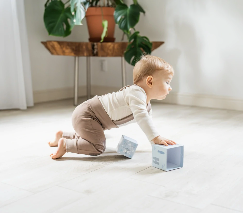 POLEZU+ Protiskluzové kalhoty s kšandami 2v1 - BÉŽOVÁ